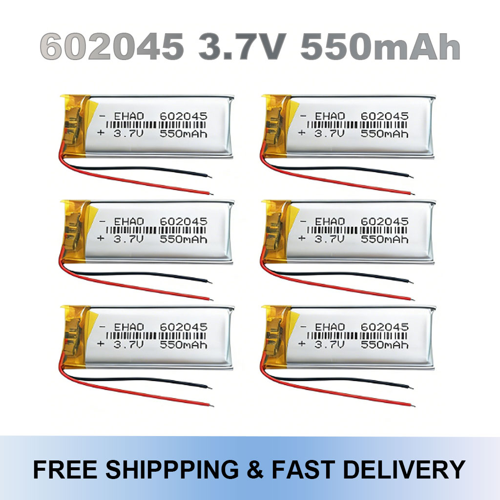 602045 3.7V 550mAh Lipo Batter - Smartwatch Headset review and price