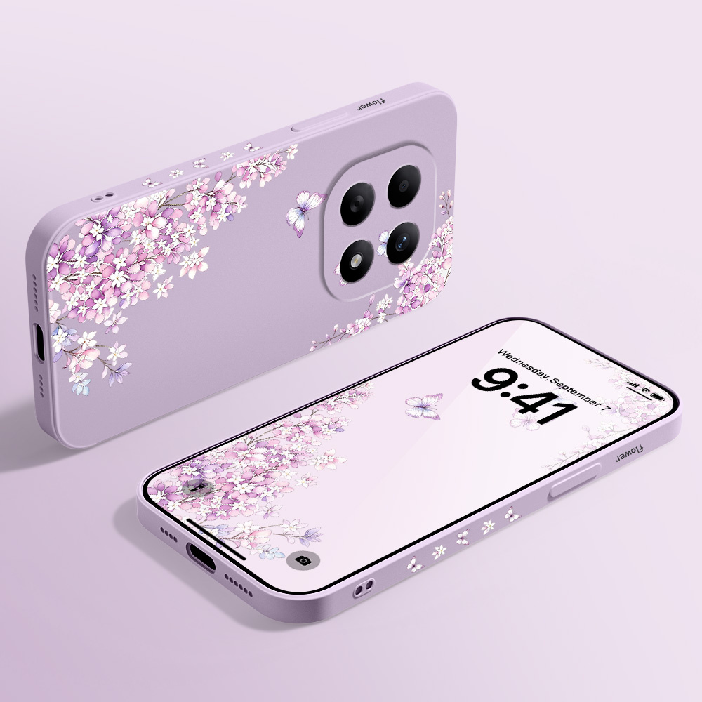 Violet Floral Phone Case For X - Xiaomi Redmi Note 14 review and price