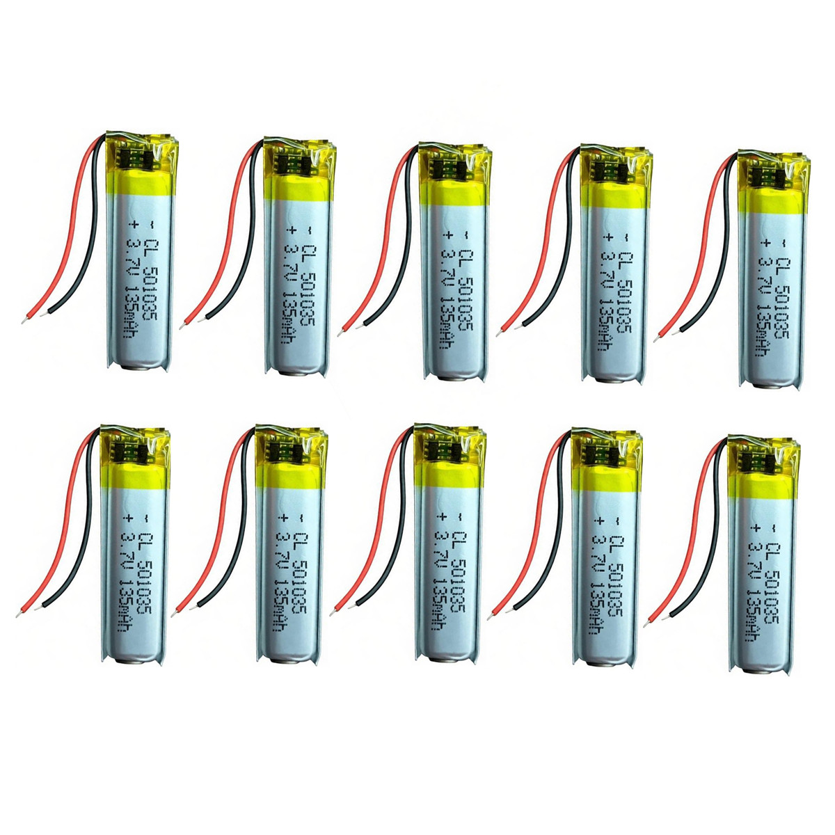 10PCS 3.7V 135mAh 501035 Lithi - Smartwatch Headset review and price