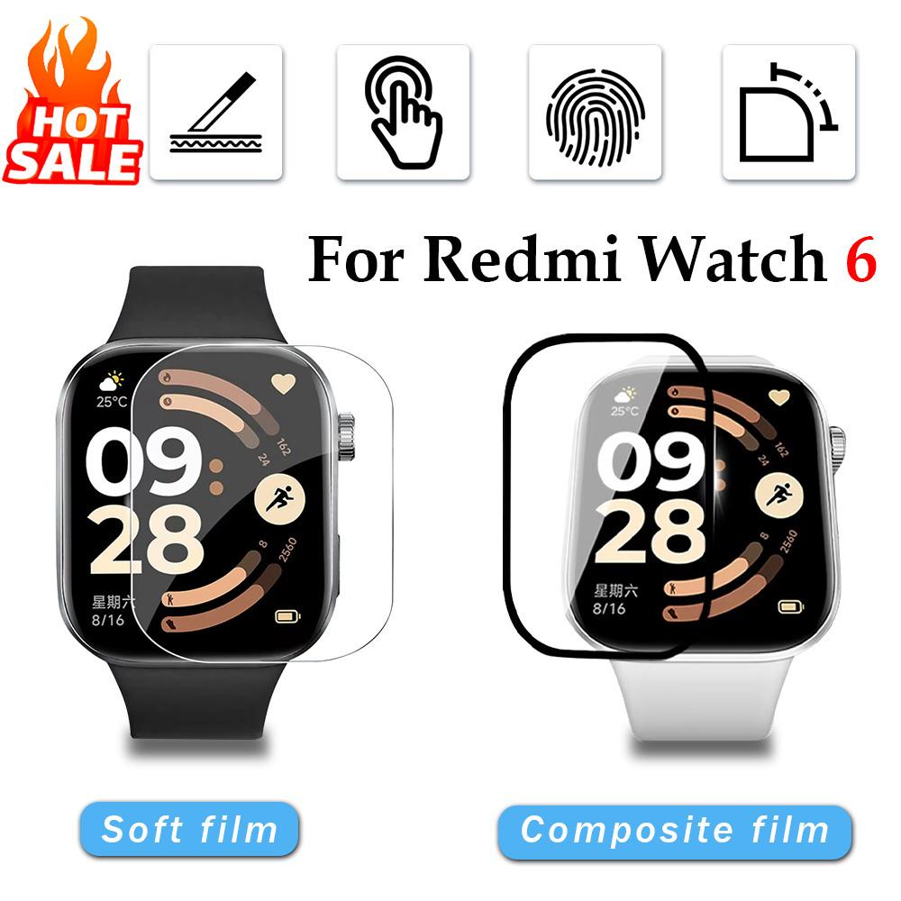 1-5Pcs Soft Film for Xiaomi Re - Smartwatch Watch Accessories review and price