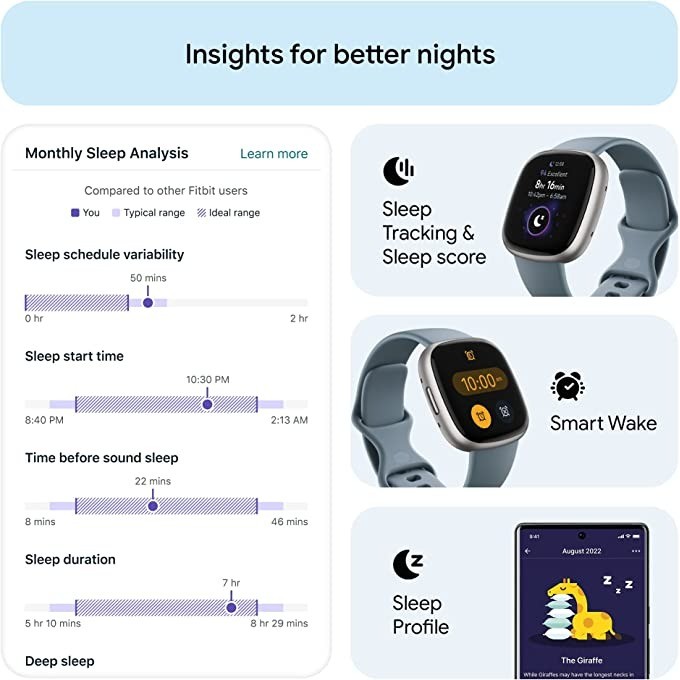 Fitbit Versa 4 Smart Watch Bui - Smartwatch Touch review and price