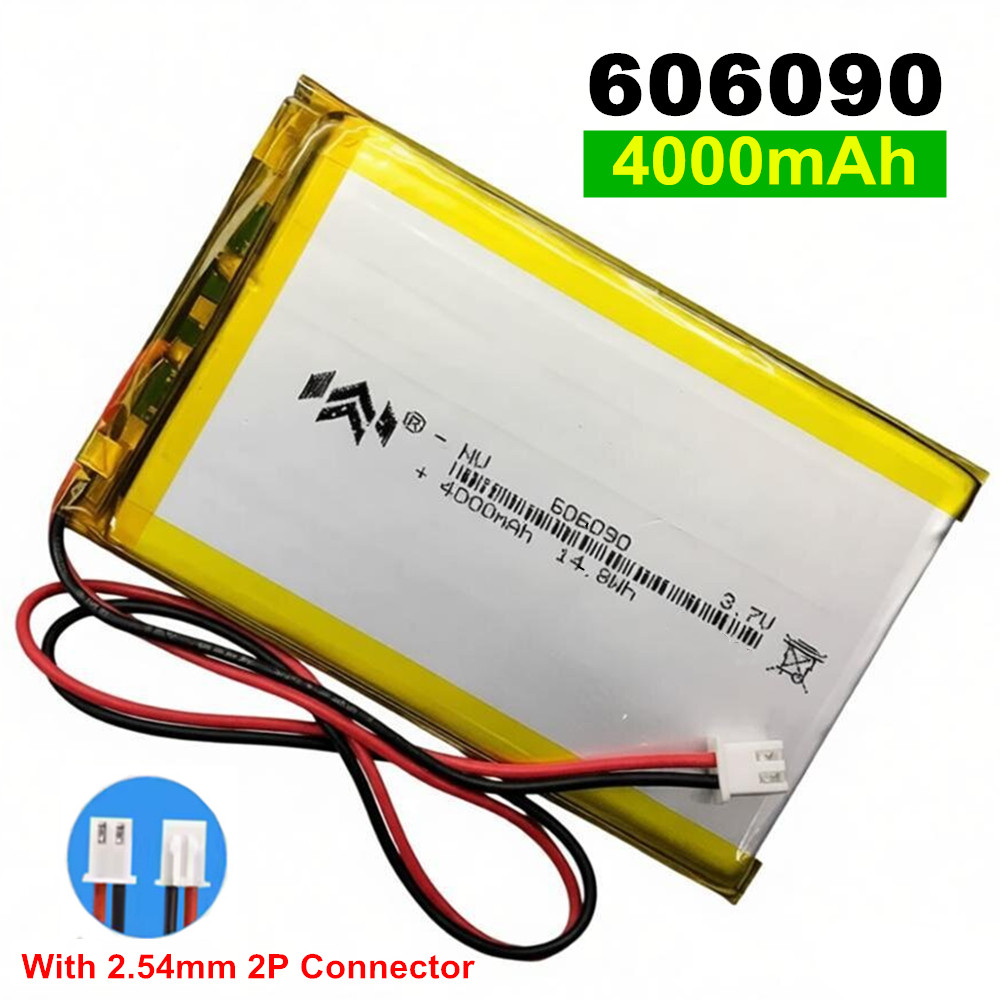 4000mAh 3.7V 606090 With 2.54m - Smartwatch Headset review and price
