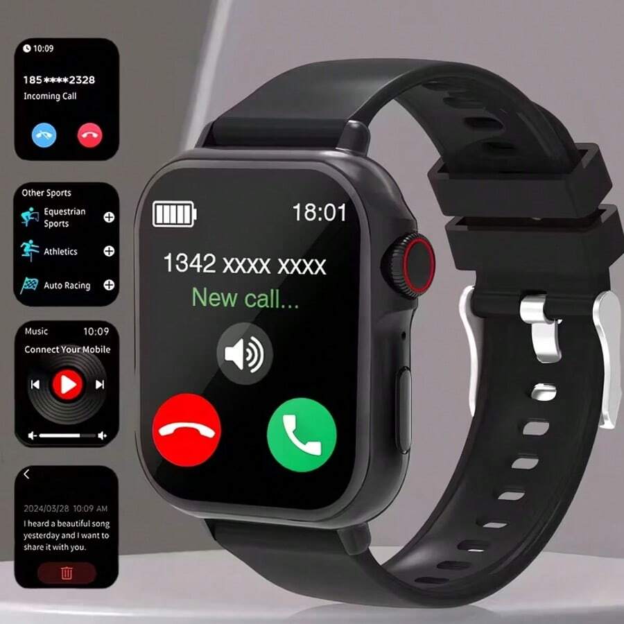 1pc 2025 Smartwatch With Full  - Smartwatch Touch review and price