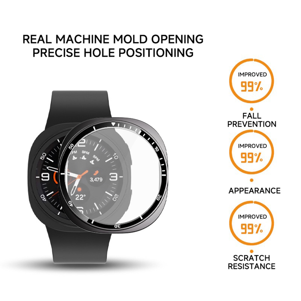 Tempered Glass+PC Cover for Sa - Samsung Smartwatch Accessories review and price