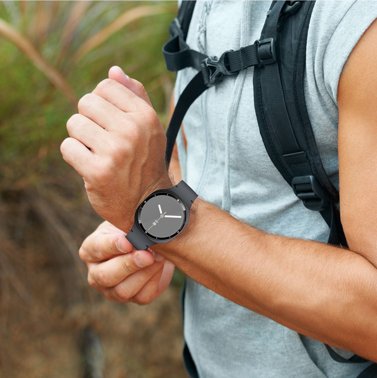 Tempered Glass+PC Cover for Sa - Samsung Smartwatch Accessories review and price