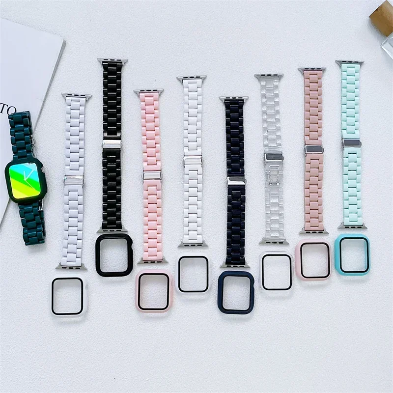 Watch strap+Case+glass For app - Smartwatch Band Accessories review and price