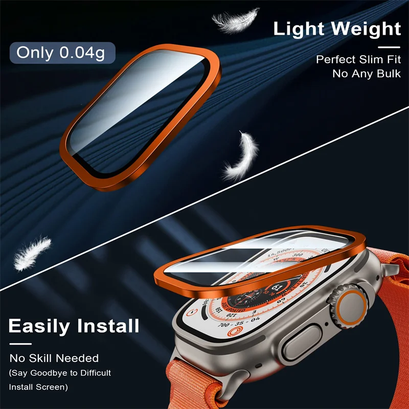 Tempered Glass for Apple Watch - Watch Face Protector review and price