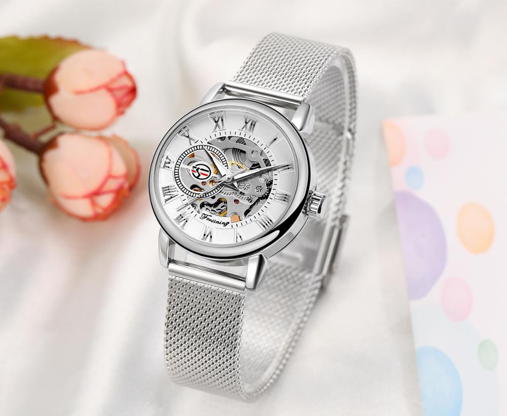 Reloj Mujer FORSINING Fashion  - Stainless Mesh Band review and price