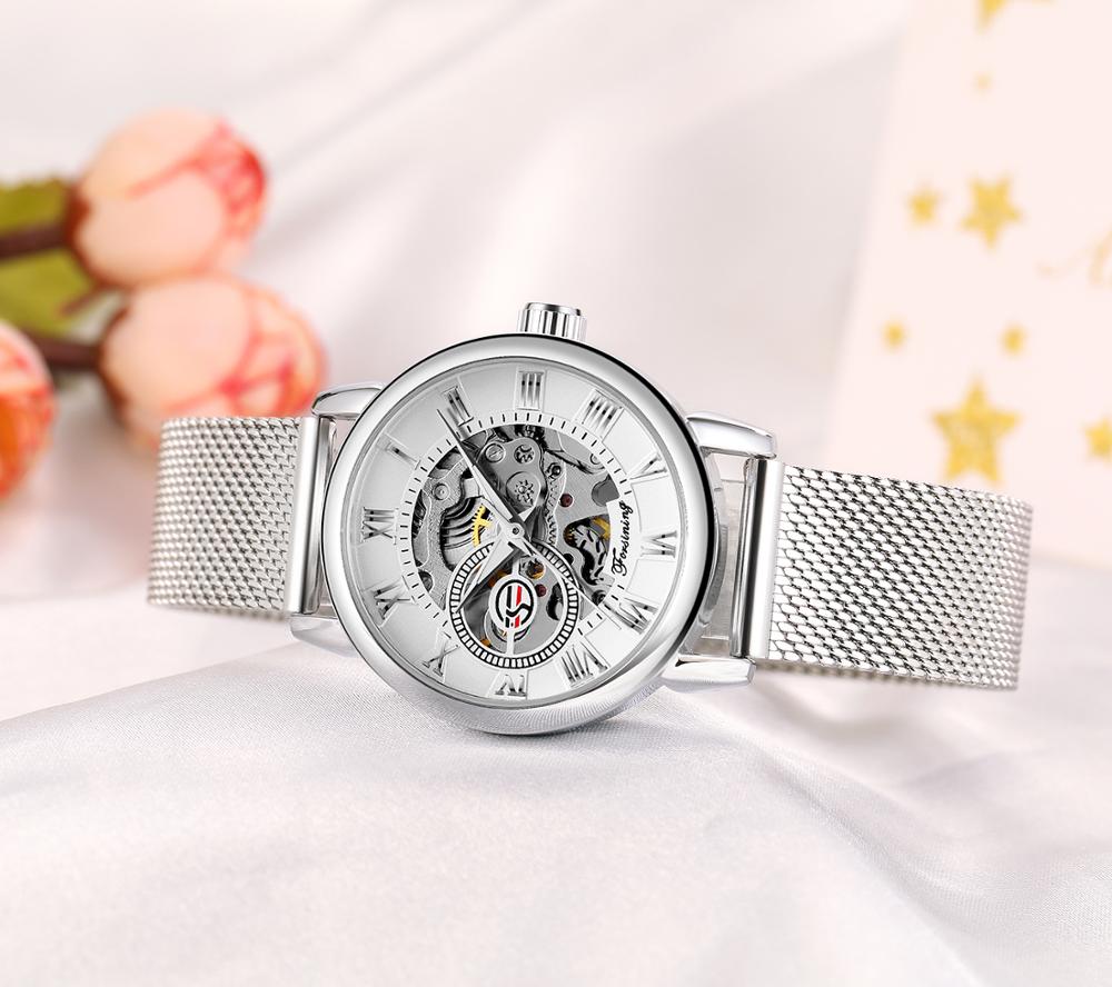 Reloj Mujer FORSINING Fashion  - Stainless Mesh Band review and price