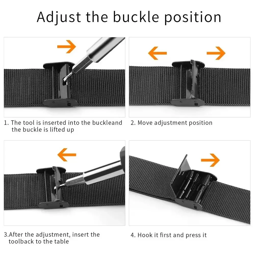 Metal Bands for Honor Watch 4  - Stainless Mesh Band review and price