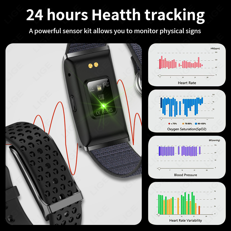 LIGE Smart Watch Heart Rate Bl - Android Smartwatch Accessories review and price