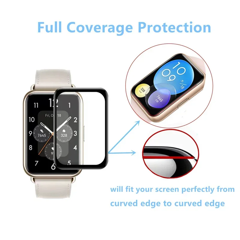 Soft Glass For Huawei Watch Fi - Watch Face Protector review and price