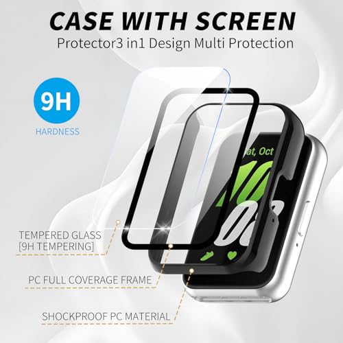 Glass+Case For Samsung Galaxy  - Samsung Smartwatch Accessories review and price