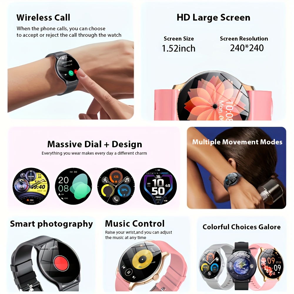 LAXASFIT 2026 Smart Watch 1.52 - Smartwatch Face review and price