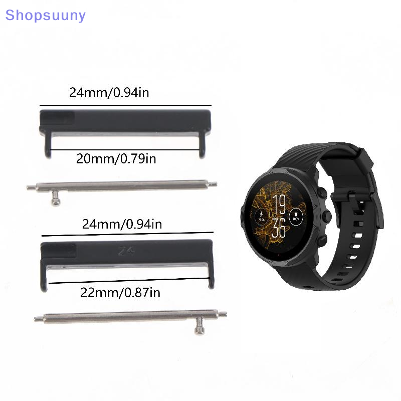 [SU]1Pair 24mm To 22mm/20mm Wr - Smartwatch Watch Accessories review and price