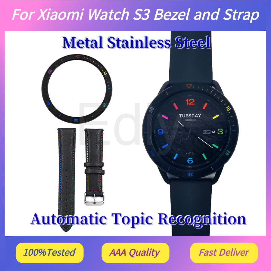 For Xiaomi Watch S3 Bezel and  - Xiaomi Smartwatch S3 Accessories review and price