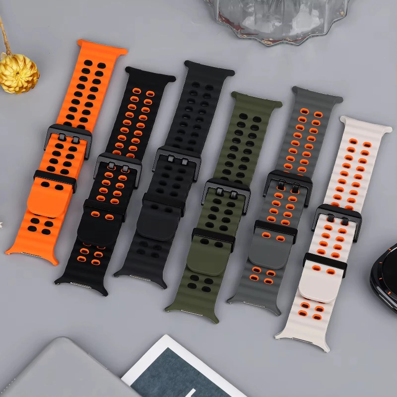 Two-Tone Strap For Samsung Gal - Samsung Smartwatch Ultra Accessories review and price