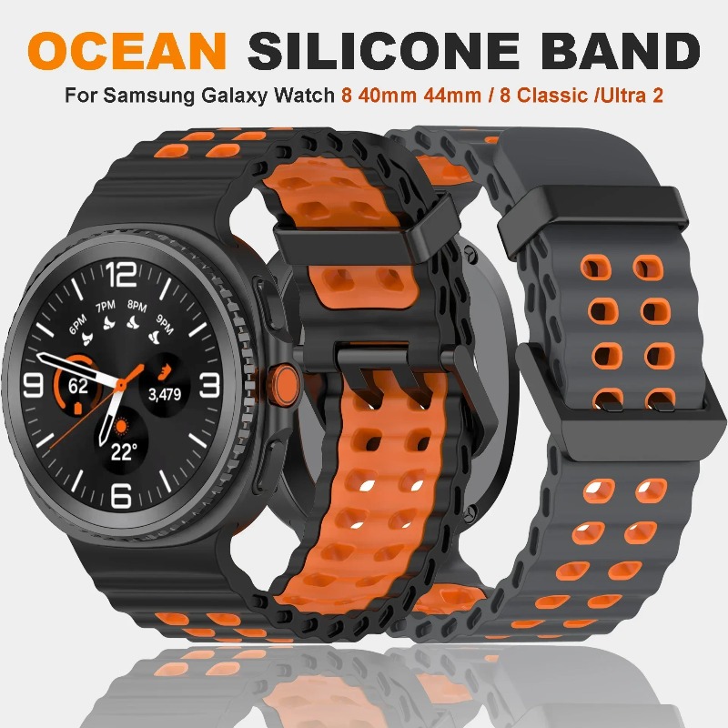Two-Tone Strap For Samsung Gal - Samsung Smartwatch Ultra Accessories review and price