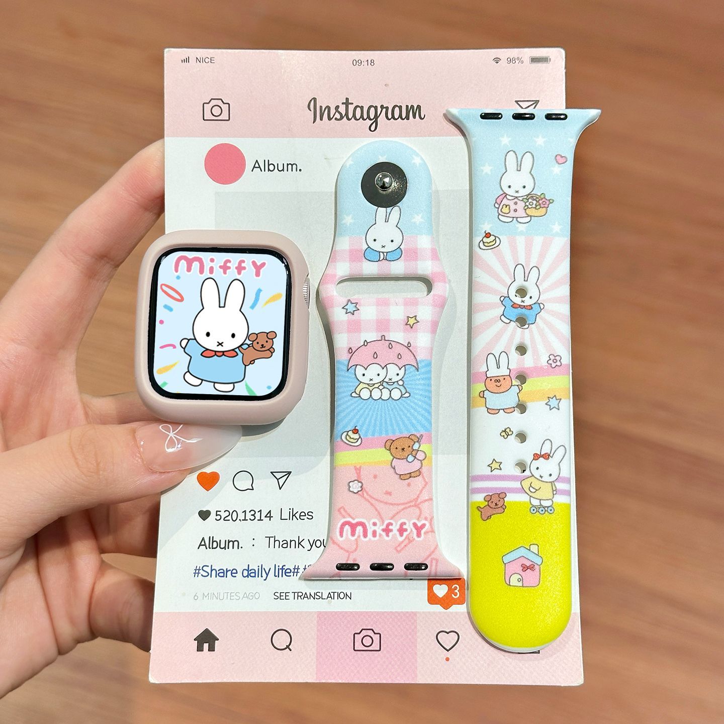 Dopamine Color Miffy Silicone  - Silicone Band Replacement review and price