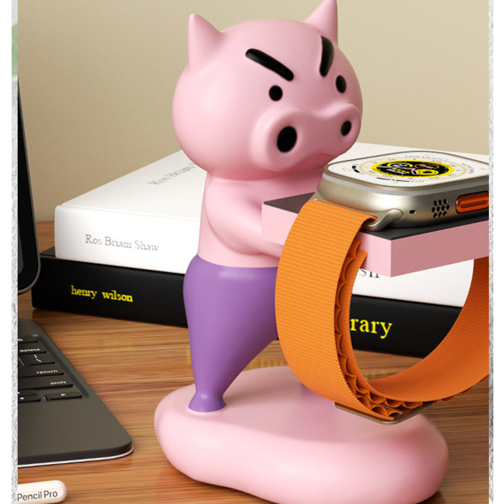 Cute Fashion Cartoon Pig Charg - Smartwatch Watch Accessories review and price