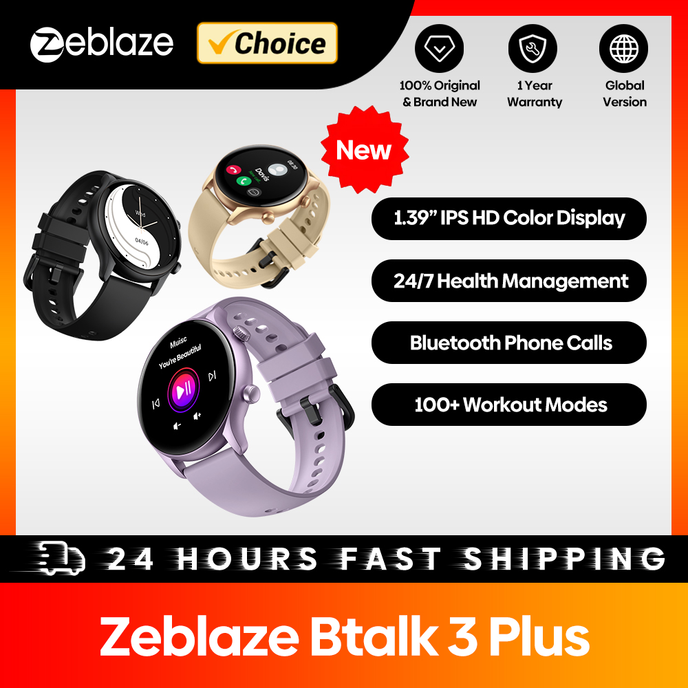 New Zeblaze Btalk 3 Plus Voice - Smartwatch Face review and price