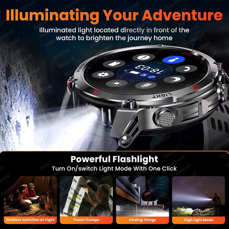 Military 540mAh GPS Smart Watc - Android Smartwatch Accessories review and price