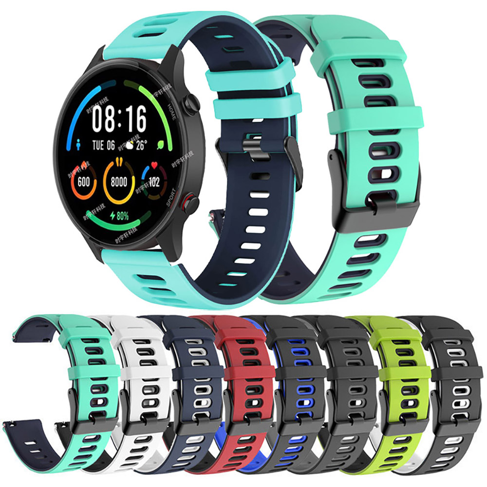 22mm Two-Tone Sports Strap For - Xiaomi Smartwatch S3 Accessories review and price