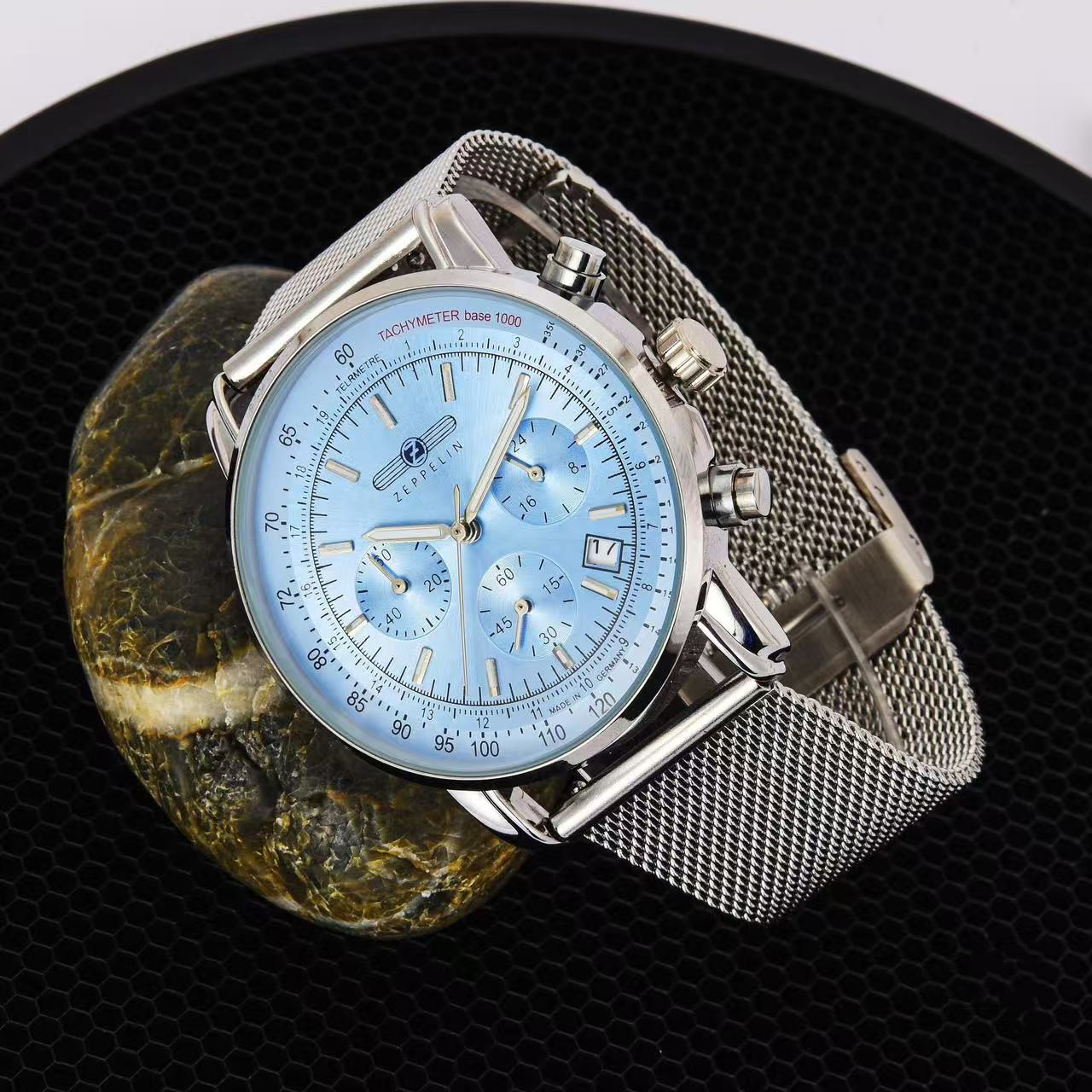 2026 New Collection Zeppelin M - Stainless Mesh Band review and price