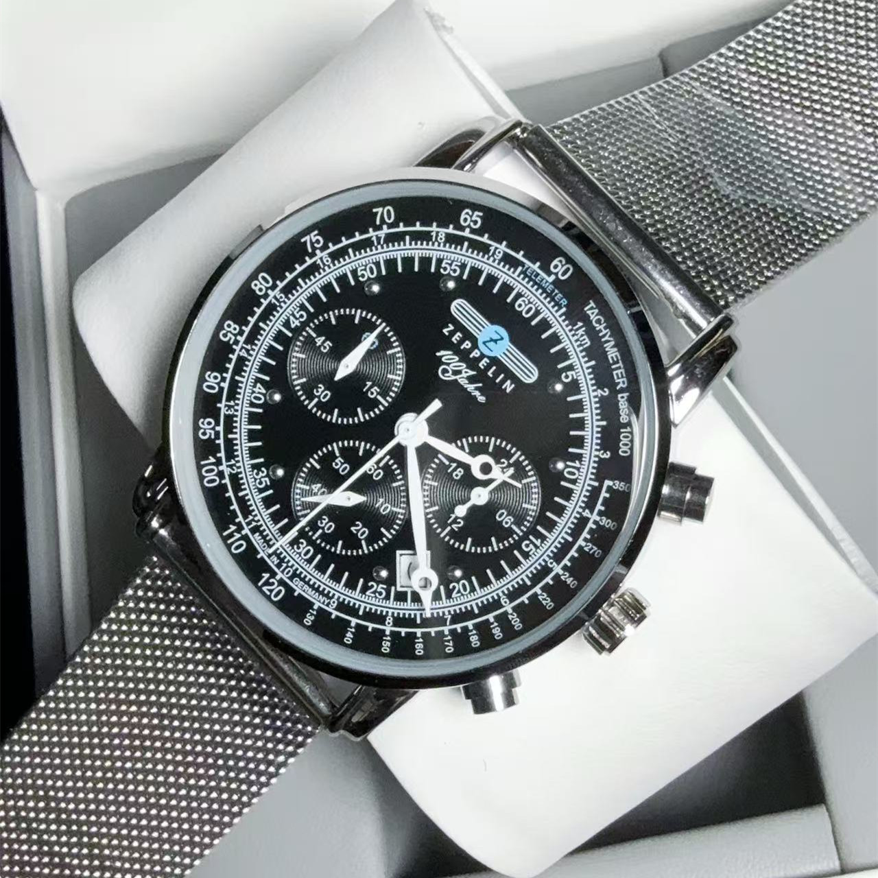 2026 New Collection Zeppelin M - Stainless Mesh Band review and price